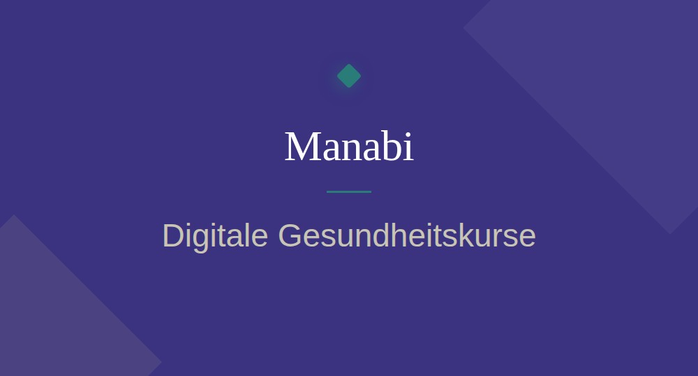 Manabi – Digitale Gesundheitskurse